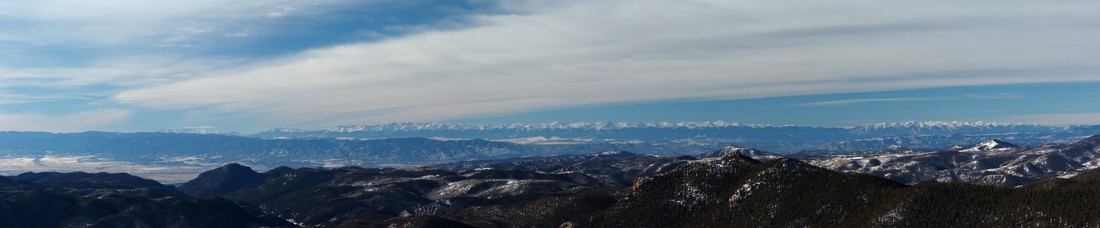 Sangres from Mount Rosa